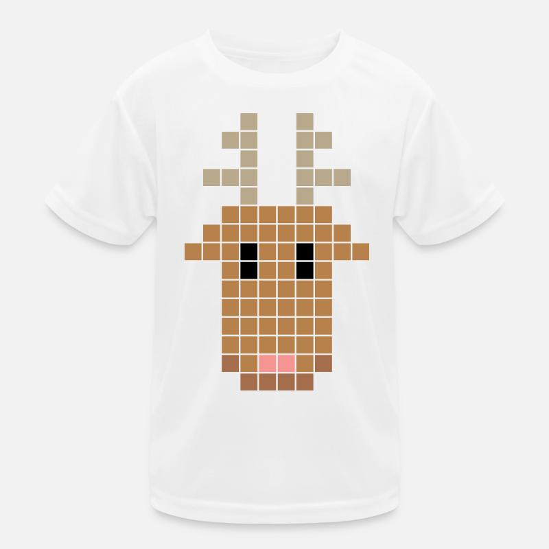 pixel rentier Kinder Funktions-T-Shirt