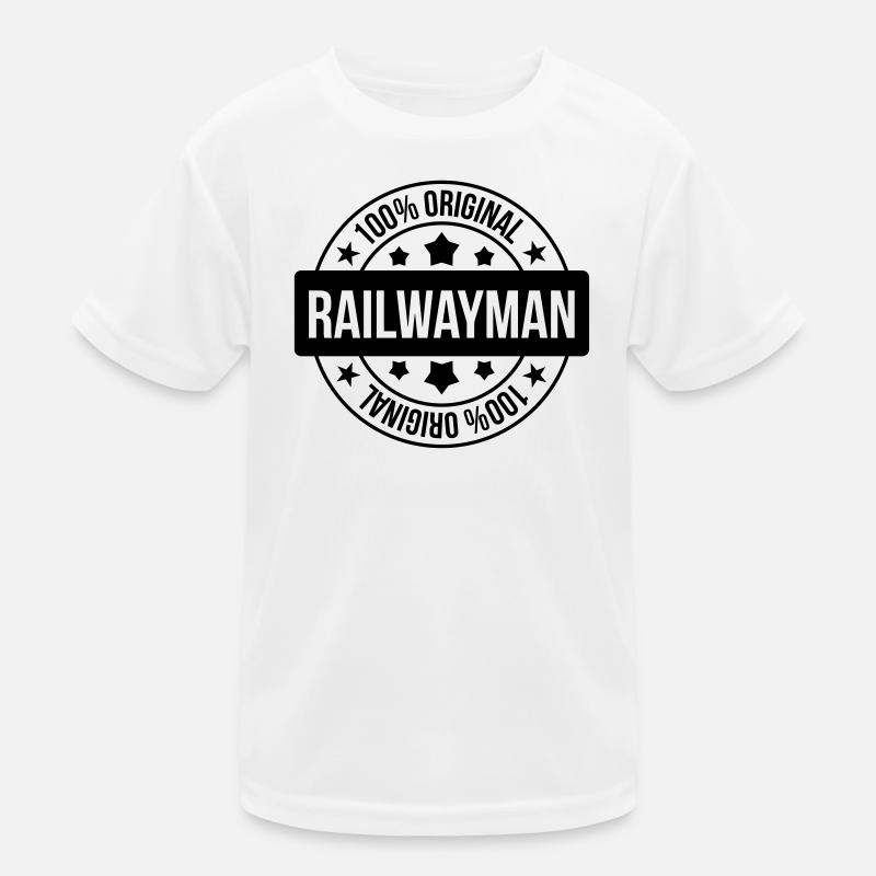 Cheminot / Chemin de fer / Train / Metro T-shirt sport Enfant