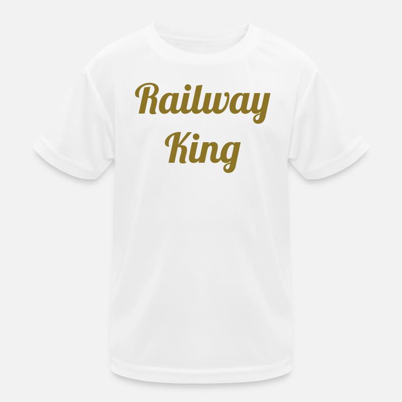 Eisenbahner / Eisenbahnen / Eisenbahn / Bahn Kinder Funktions-T-Shirt