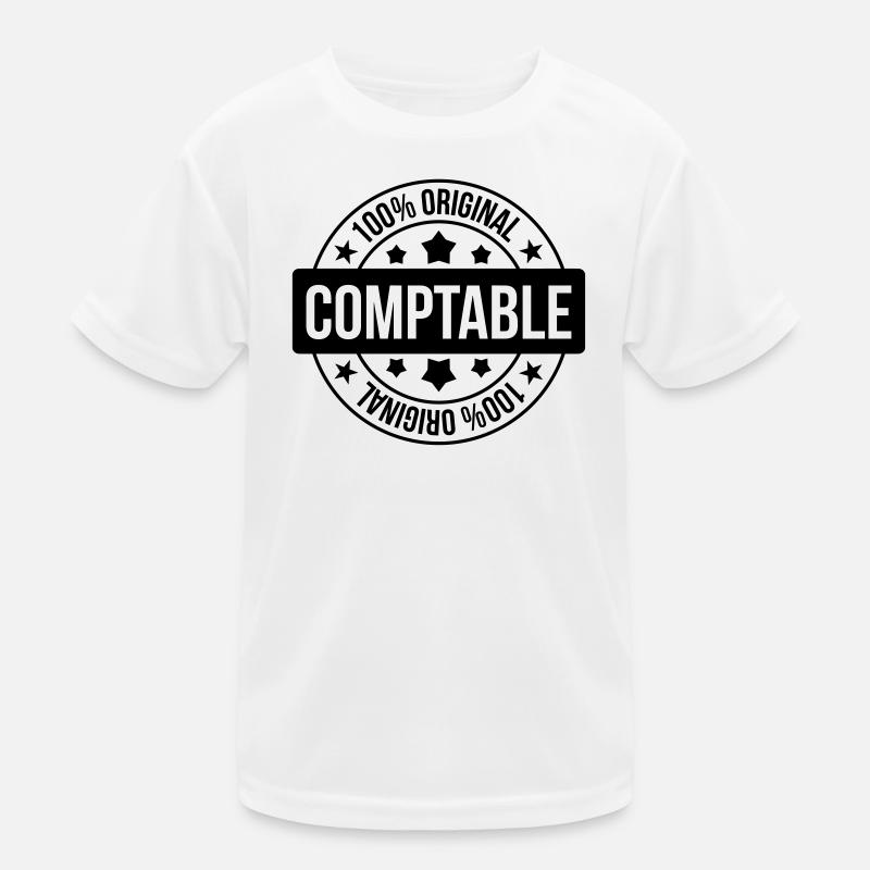 comptable / comptabilité / argent / Finance / Euro T-shirt sport Enfant