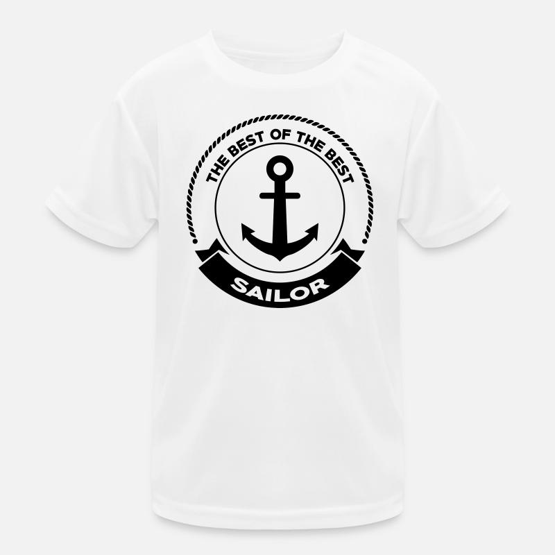 Seemann / Boot / Marine / Meer / Fischer Kinder Funktions-T-Shirt
