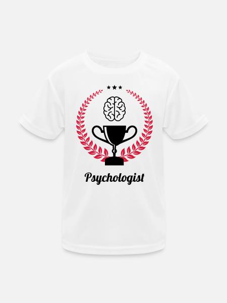 Psychologist Psychologe Psychologue Psychology - Kids Functional T-Shirt - white - Front