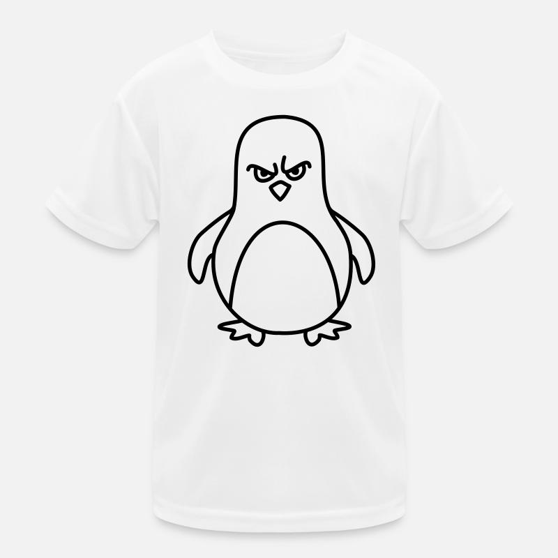 lustiger pinguin Kinder Funktions-T-Shirt
