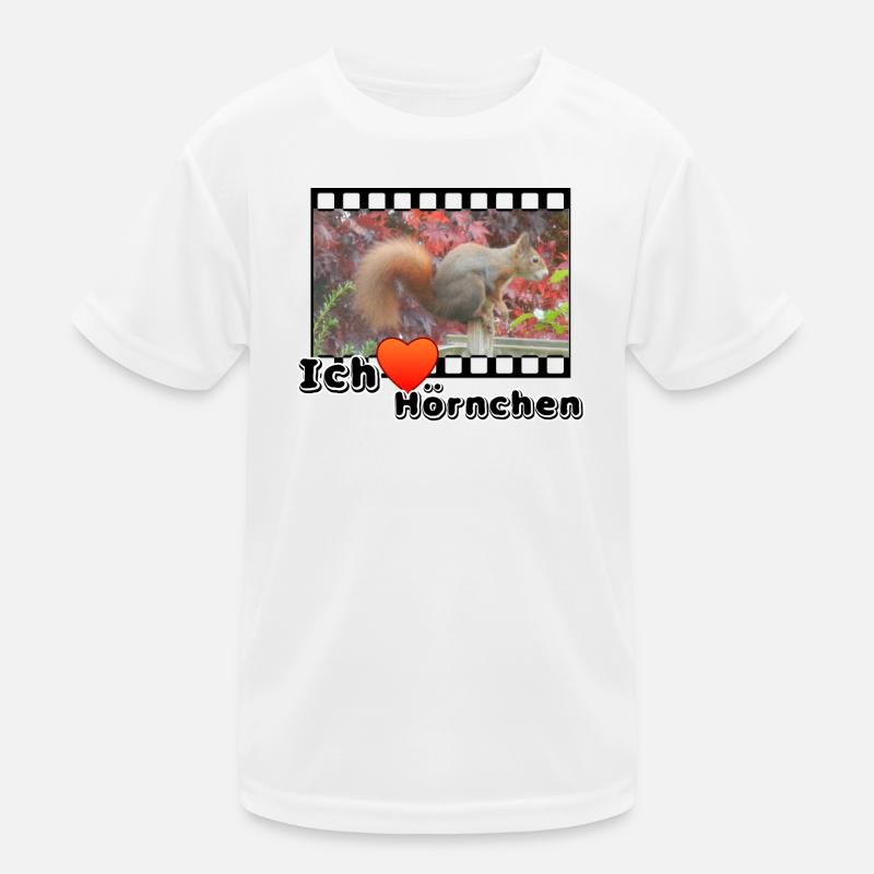 Liebe Tierfreund Eichhoernchen Tiere Spruch Kinder Funktions-T-Shirt