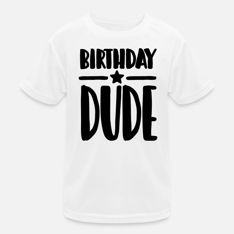 Birthday Dude Kinder Funktions-T-Shirt