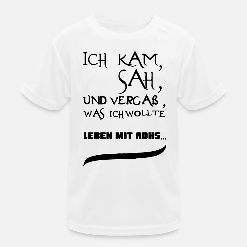 Leben mit ADHS Geschenk Kinder Funktions-T-Shirt