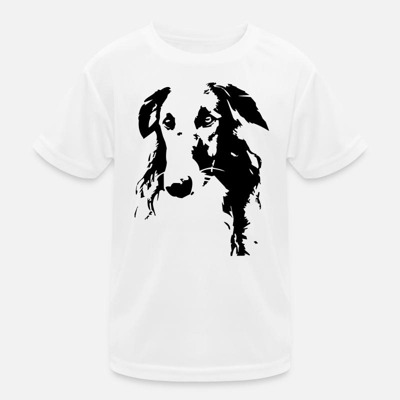 Barsoi Kopf Kinder Funktions-T-Shirt