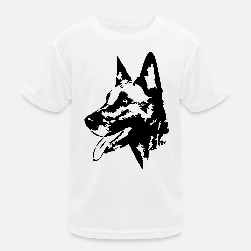 Malinois Kopf Kinder Funktions-T-Shirt