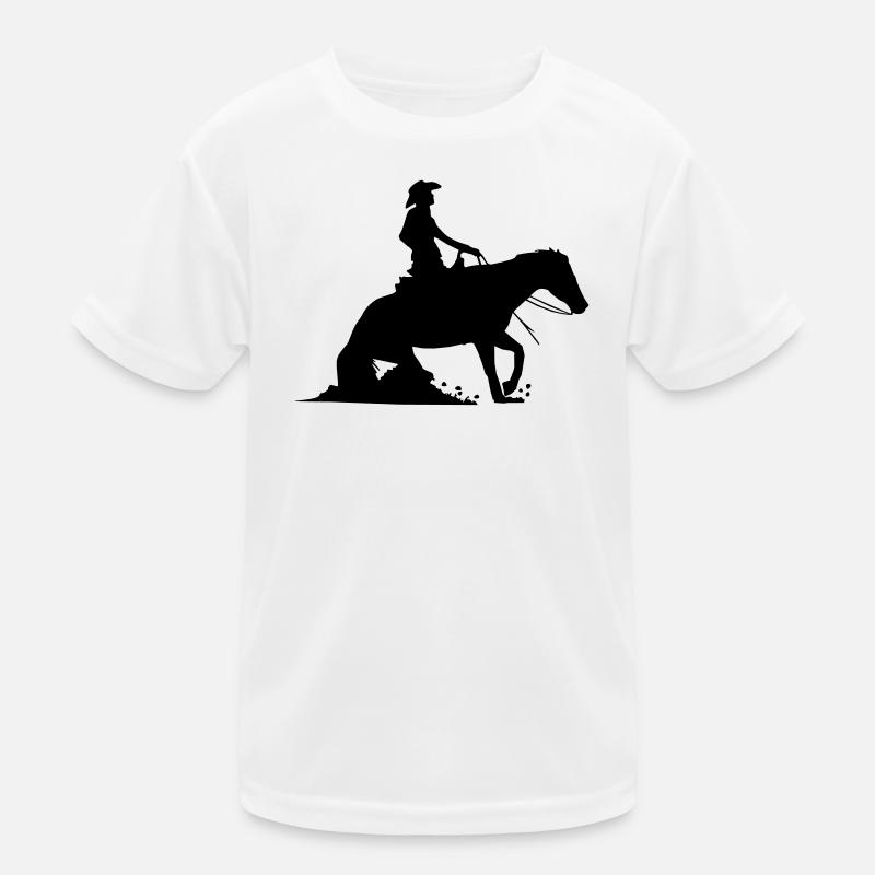 Equitation Western Equestre - Reining T-shirt sport Enfant
