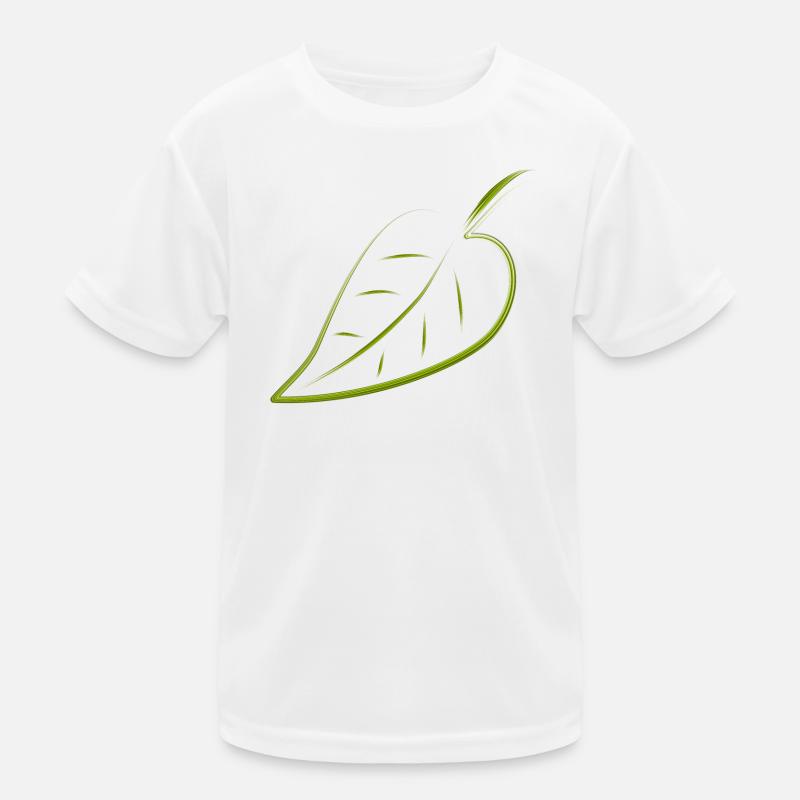 feuille T-shirt sport Enfant