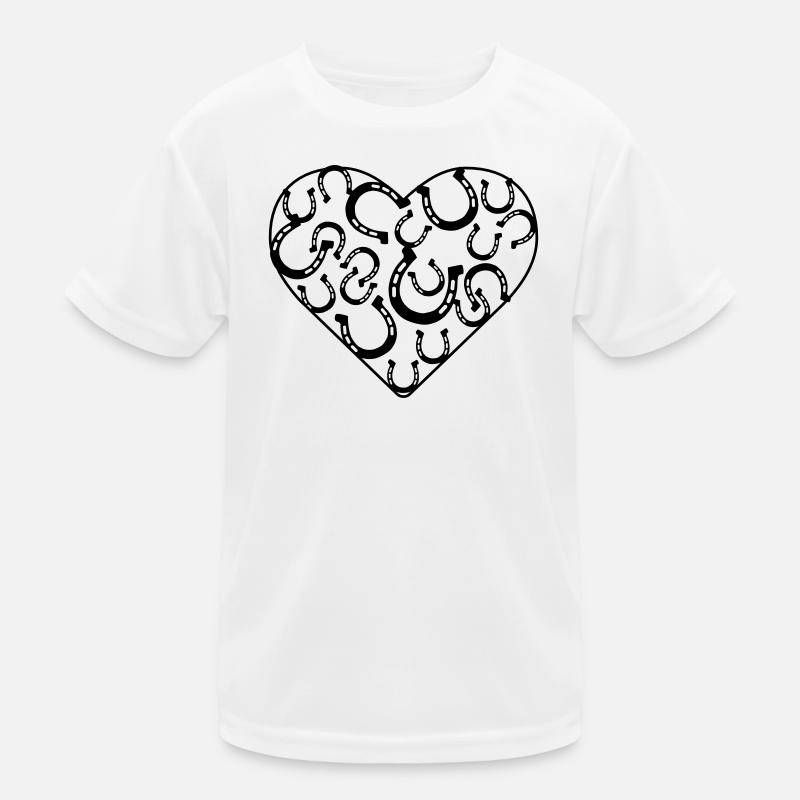 fer à cheval T-shirt sport Enfant
