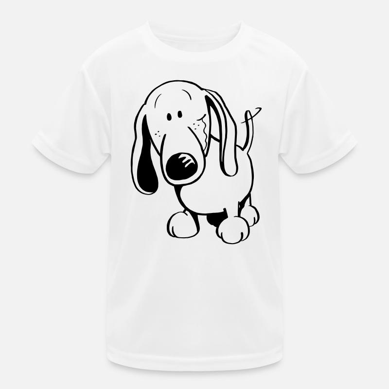 Lustiger Dackel - Dachshund Kinder Funktions-T-Shirt