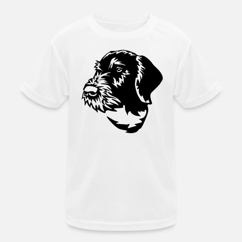 German Wirehaired Pointer Kids Functional T-Shirt
