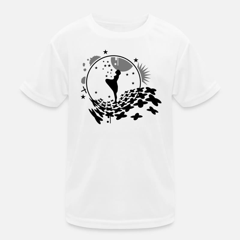 Die Sterntaler Mädchen mit Sterne Kinder Funktions-T-Shirt