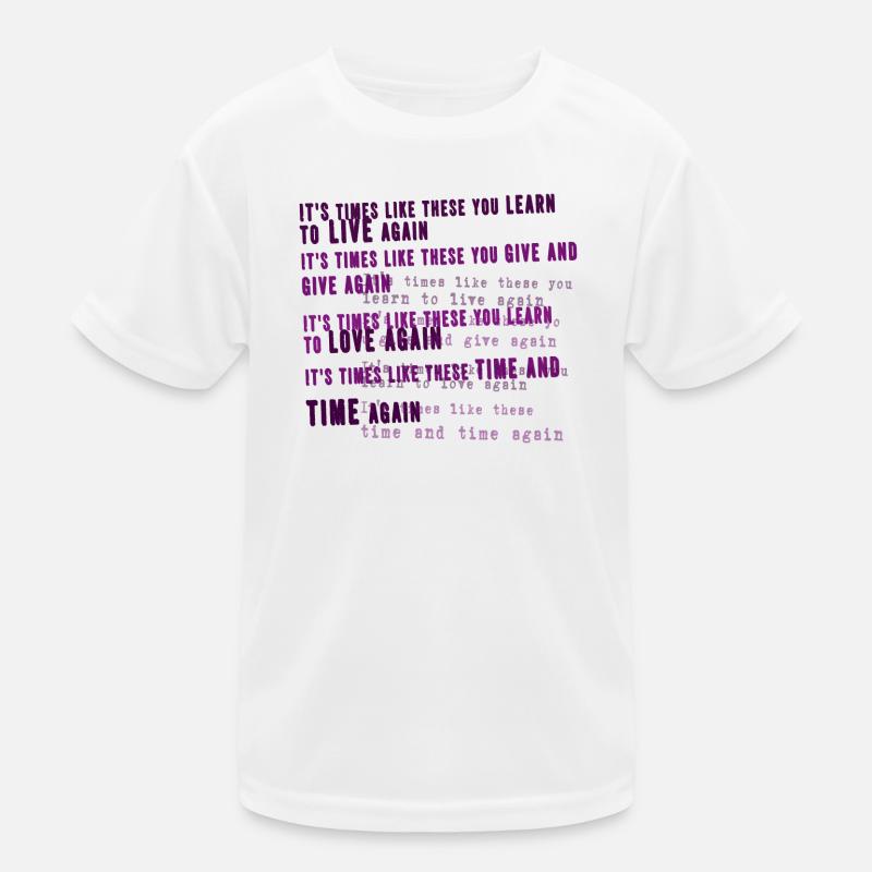 foo fighters lyric Kids Functional T-Shirt