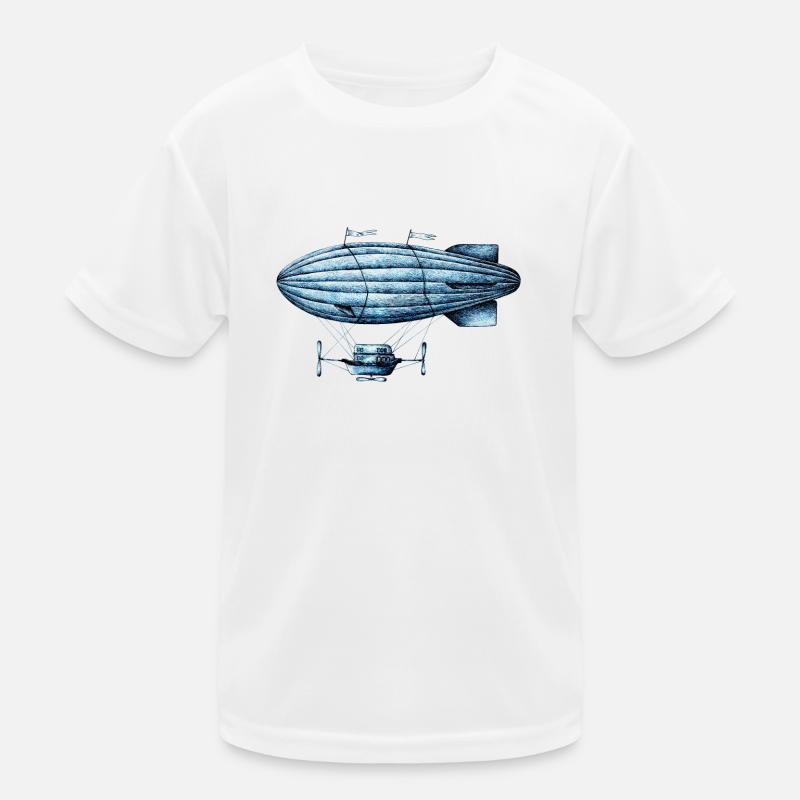 Blue Star Zeppelin Kids Functional T-Shirt