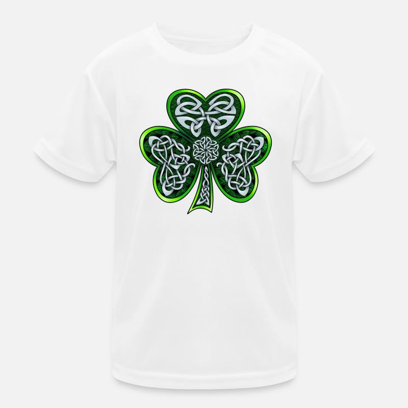 Keltisches Kleeblatt Kinder Funktions-T-Shirt