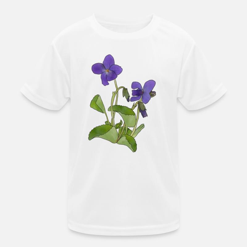 Veilchen Kinder Funktions-T-Shirt