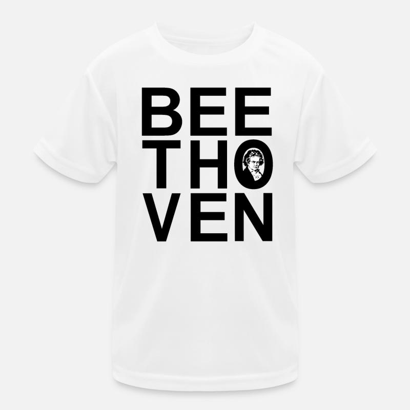 Beethoven - Kinder Funktions-T-Shirt - Weiß