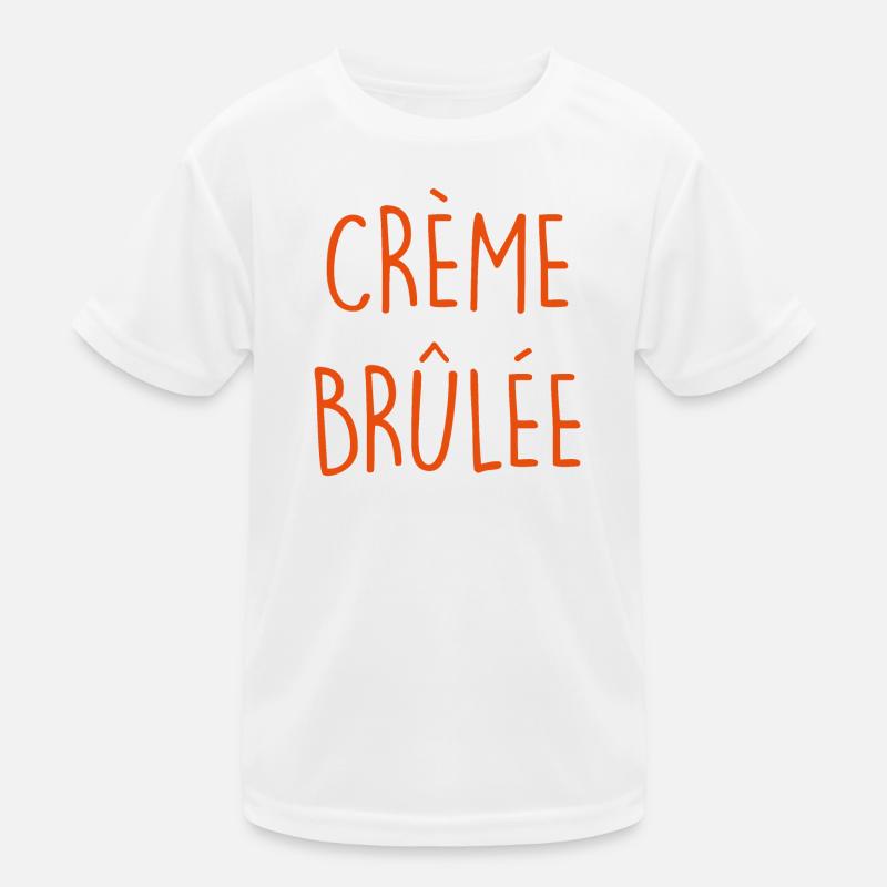 CREME BRULEE Pudding Kinder Funktions-T-Shirt
