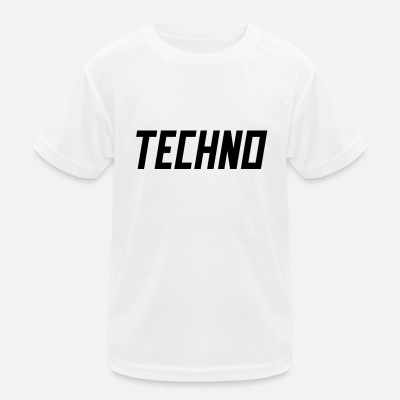 TECHNO Party Rave Techno 90s 90s T-shirt sport Enfant