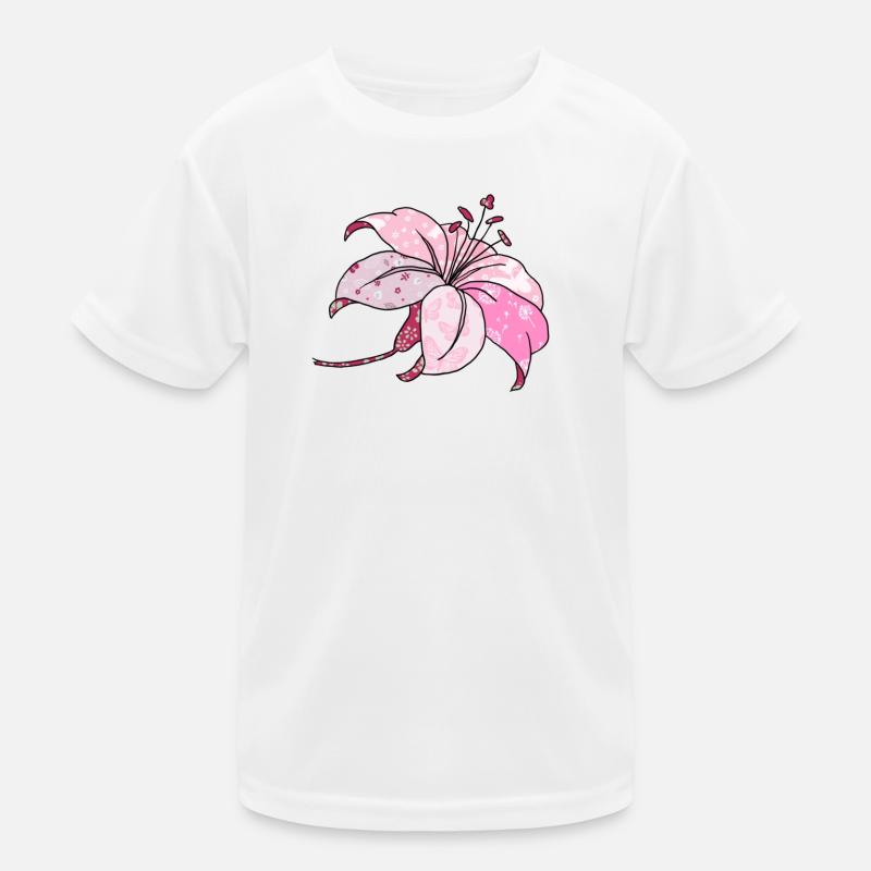 lis coloré T-shirt sport Enfant