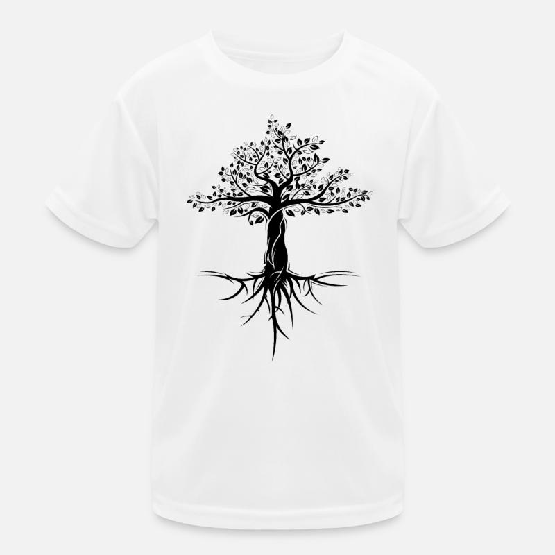 tree tree nature protection symbol gift forest Kids Functional T-Shirt