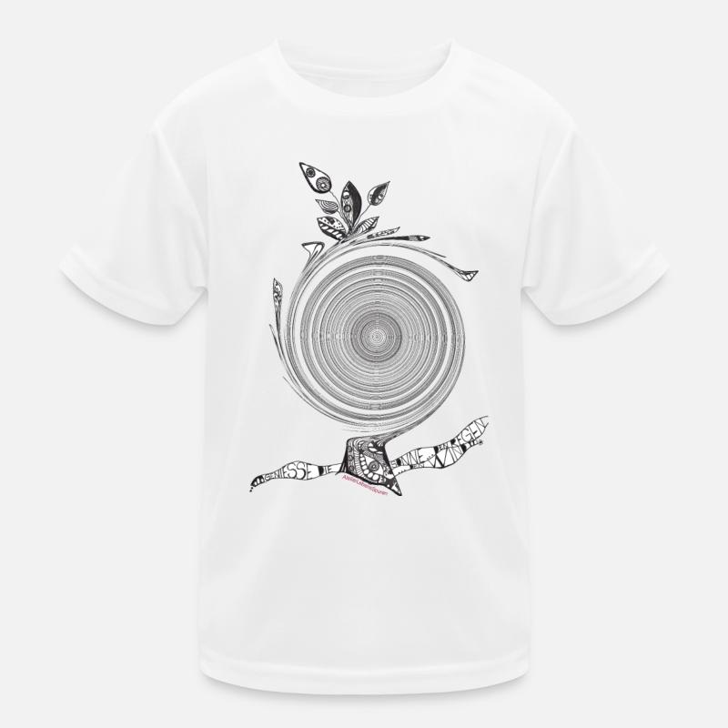 La puissance du milieu T-shirt sport Enfant