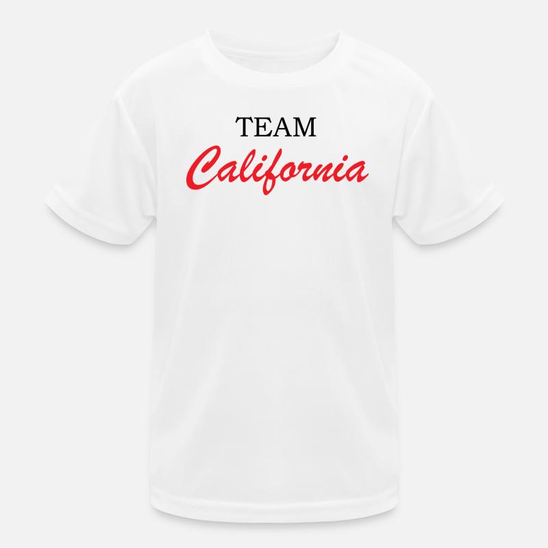 California Script Red Kids Functional T-Shirt