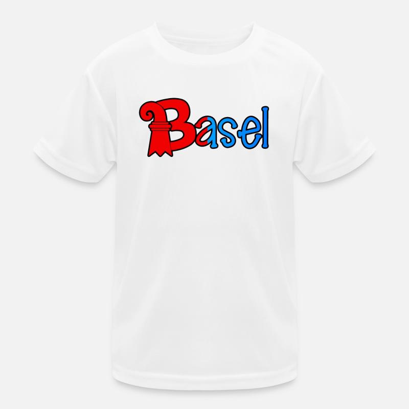 Basel RedBlue Rook Logo Kinder Funktions-T-Shirt