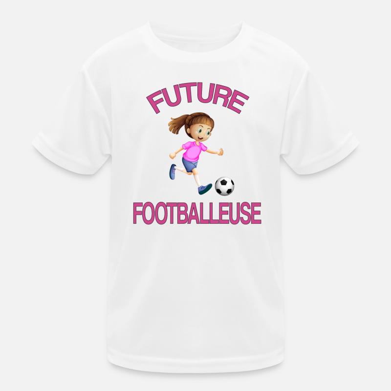 Future footballeuse passion foot T-shirt sport Enfant
