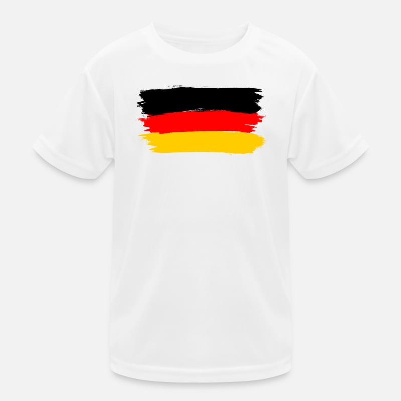 Drapeau de l’Allemagne ✅ Drapeau de l’Allemagne ✔ T-shirt sport Enfant