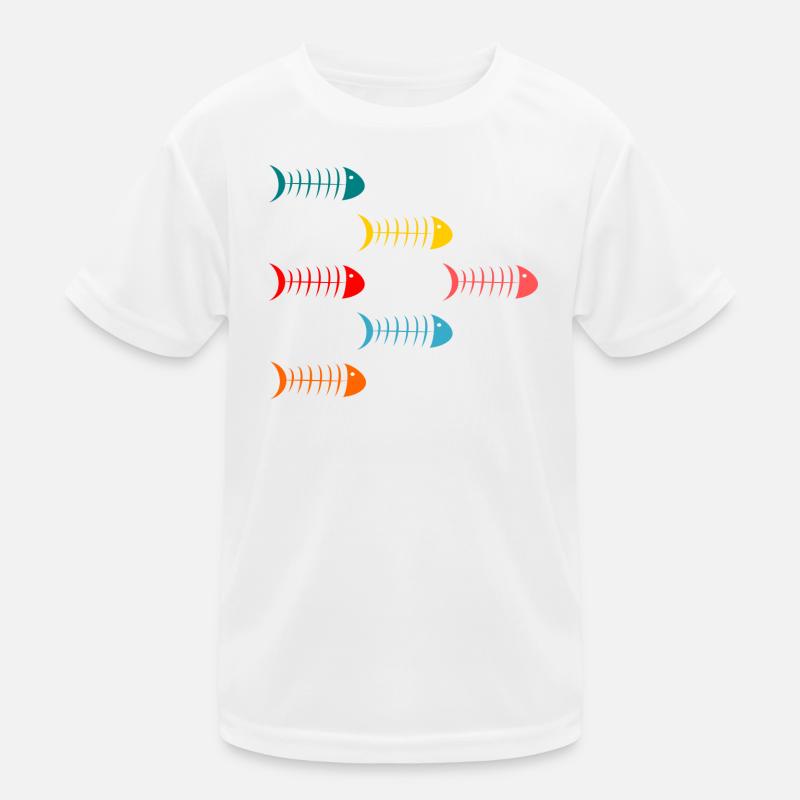Sardinen Kinder Funktions-T-Shirt
