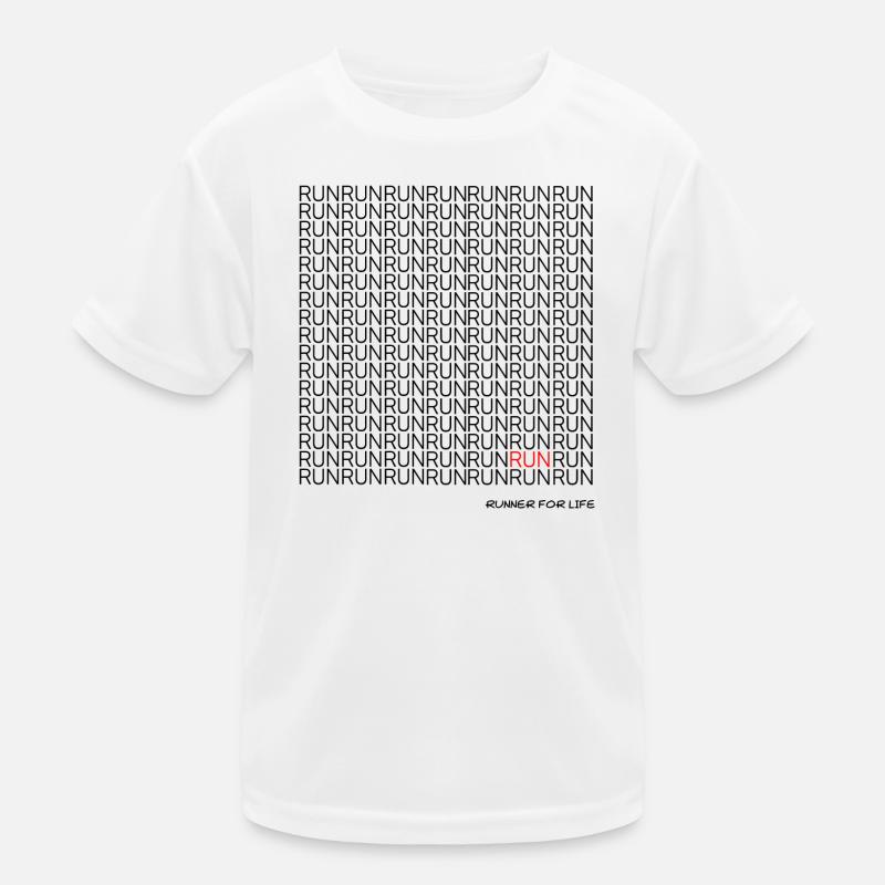 Läufer Kinder Funktions-T-Shirt