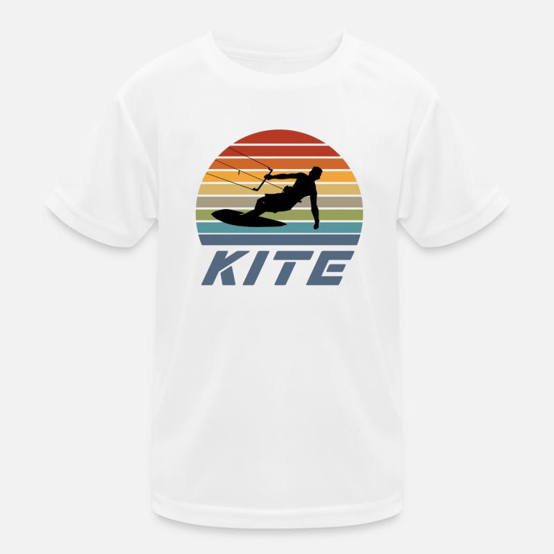 Kite Design Kinder Funktions-T-Shirt