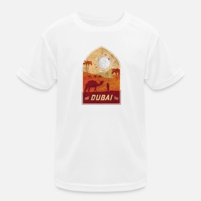 Dubai Vintage Kamel Design / Geschenkidee Kinder Funktions-T-Shirt