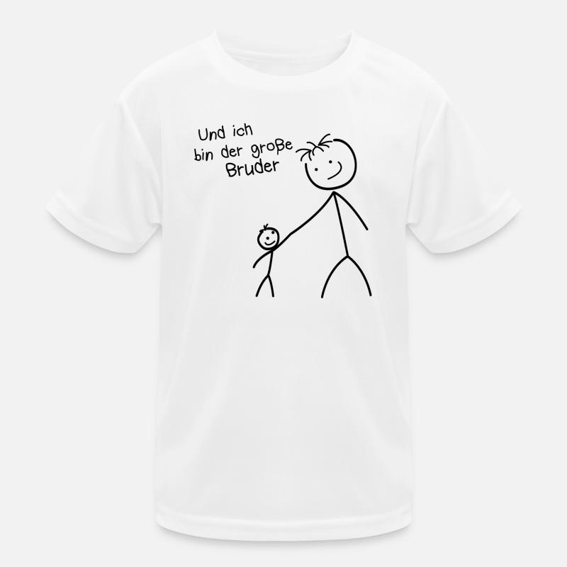 Stolzer großer Bruder Kinder Funktions-T-Shirt