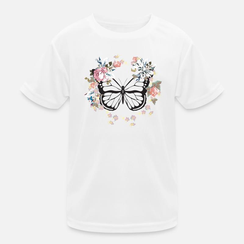 papillon T-shirt sport Enfant