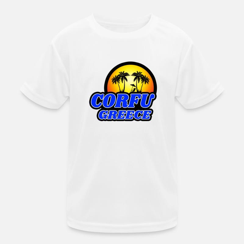 Corfu Greece design / gift idea Kids Functional T-Shirt