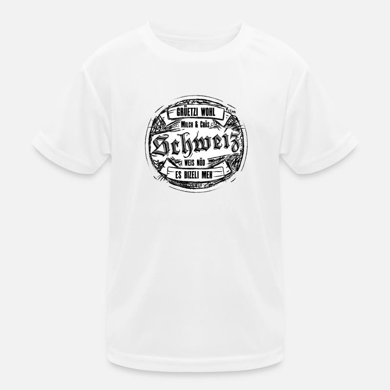 Grüezi Wohl Kinder Funktions-T-Shirt