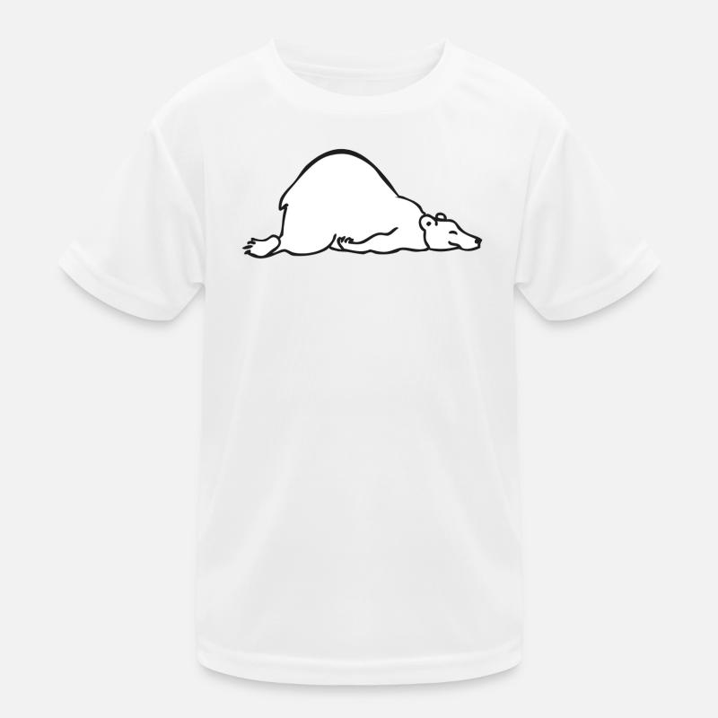 Sleeping bear | Schlafender Bär Kinder Funktions-T-Shirt