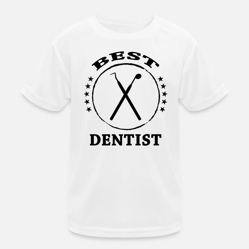 Dentist - Kids Functional T-Shirt - white
