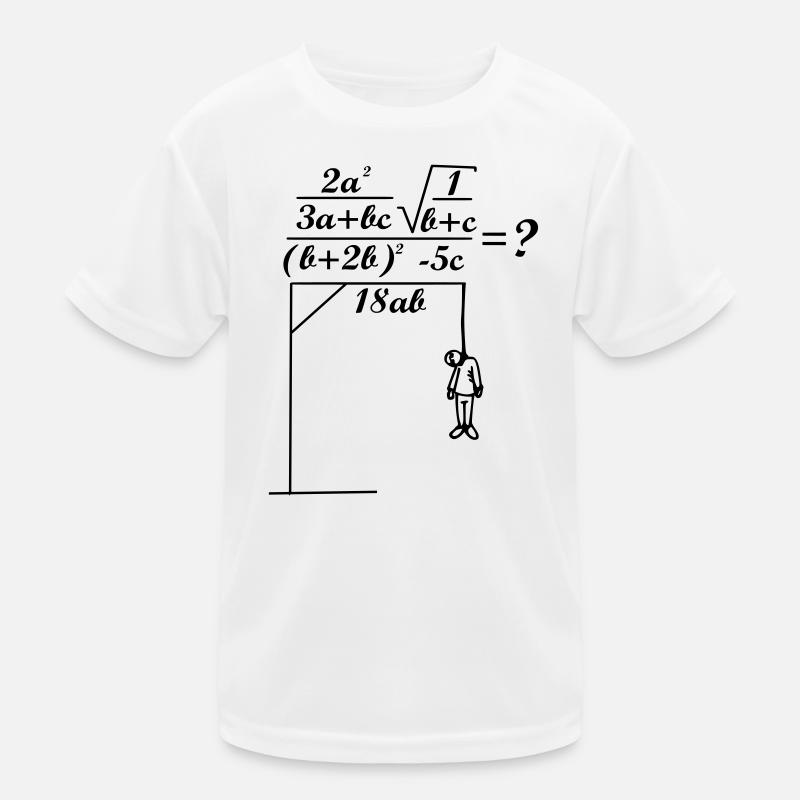 formule de math T-shirt sport Enfant