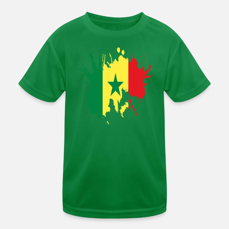 Senegal Kinder Funktions-T-Shirt