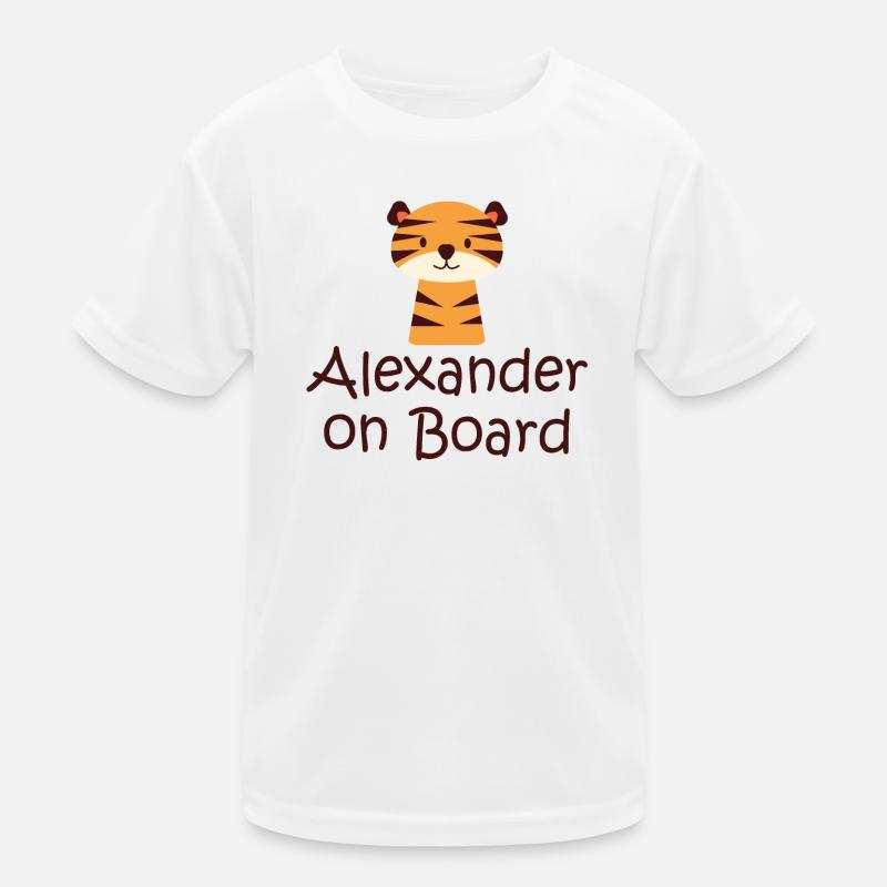 Alexander on board Kinder Funktions-T-Shirt