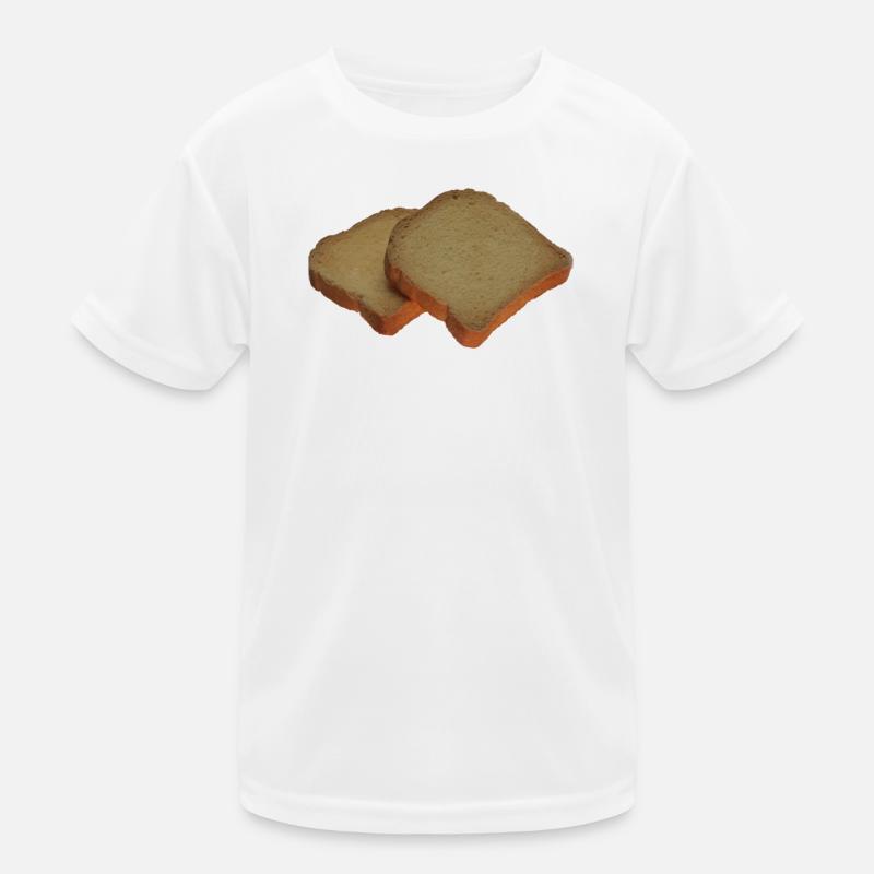 Artificial toast bread design Kids Functional T-Shirt