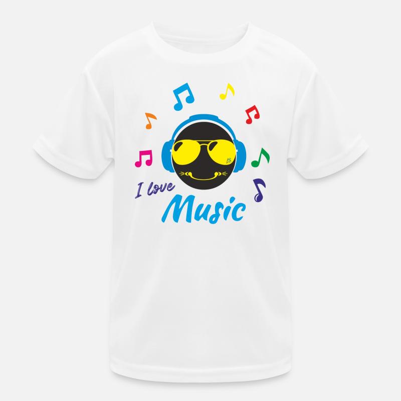 I love Music Kids Functional T-Shirt