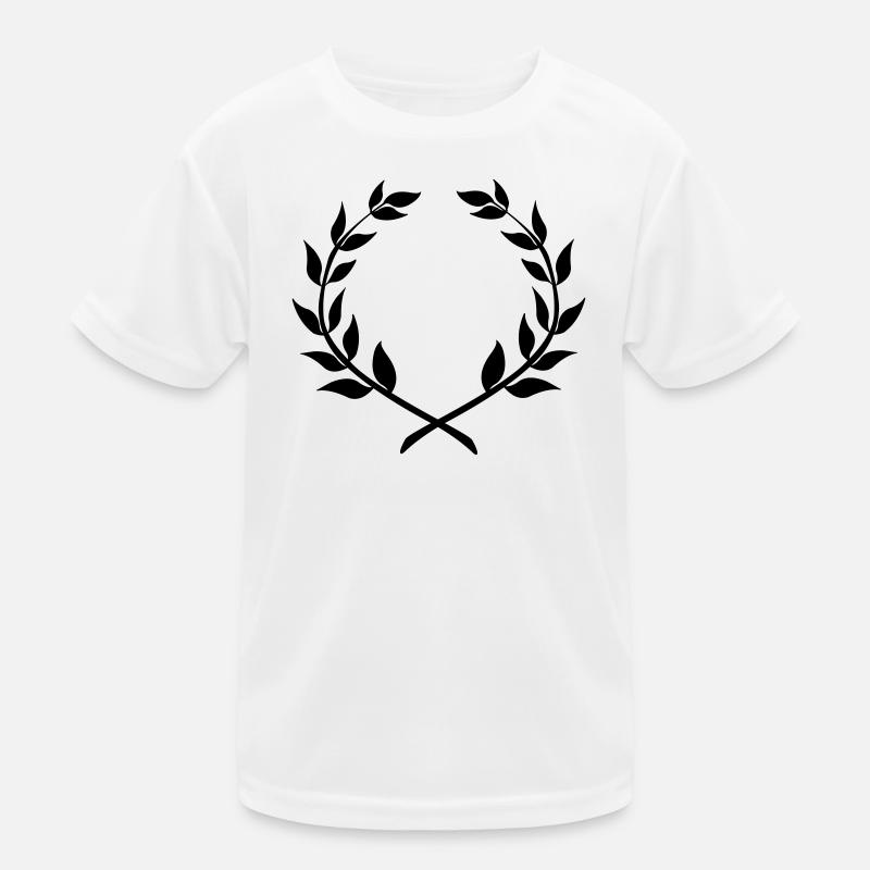 Siegerkranz Lorbeerkranz Kinder Funktions-T-Shirt