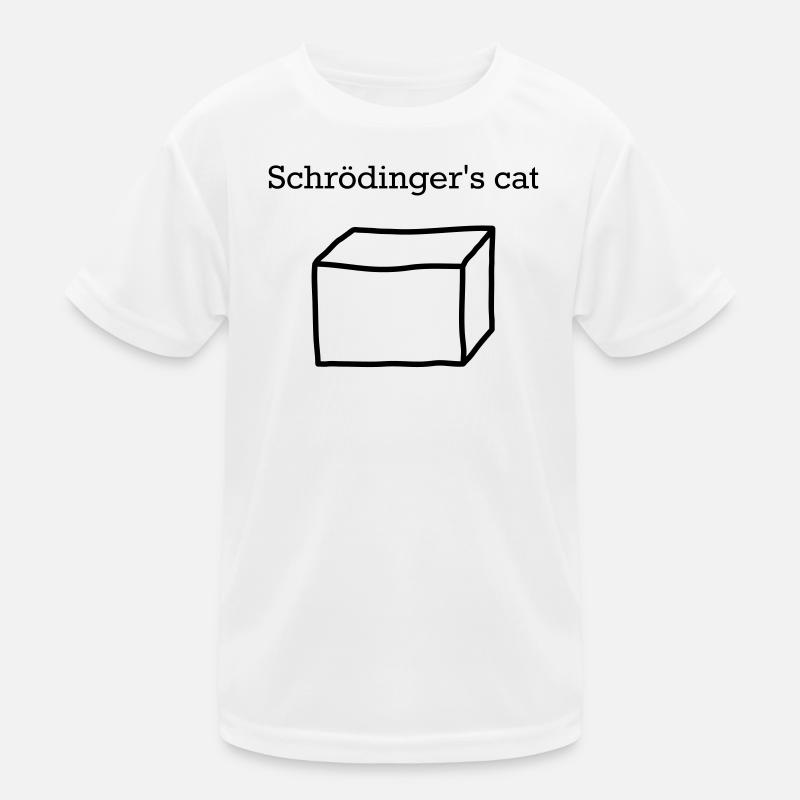 Schrödingers Katze – Lustiges Quantenphysik Nerd Kinder Funktions-T-Shirt
