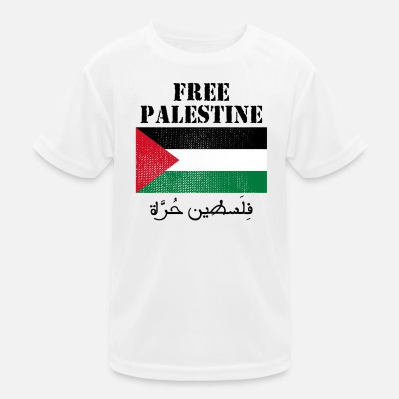 Freie Palästina-Flagge Kinder Funktions-T-Shirt